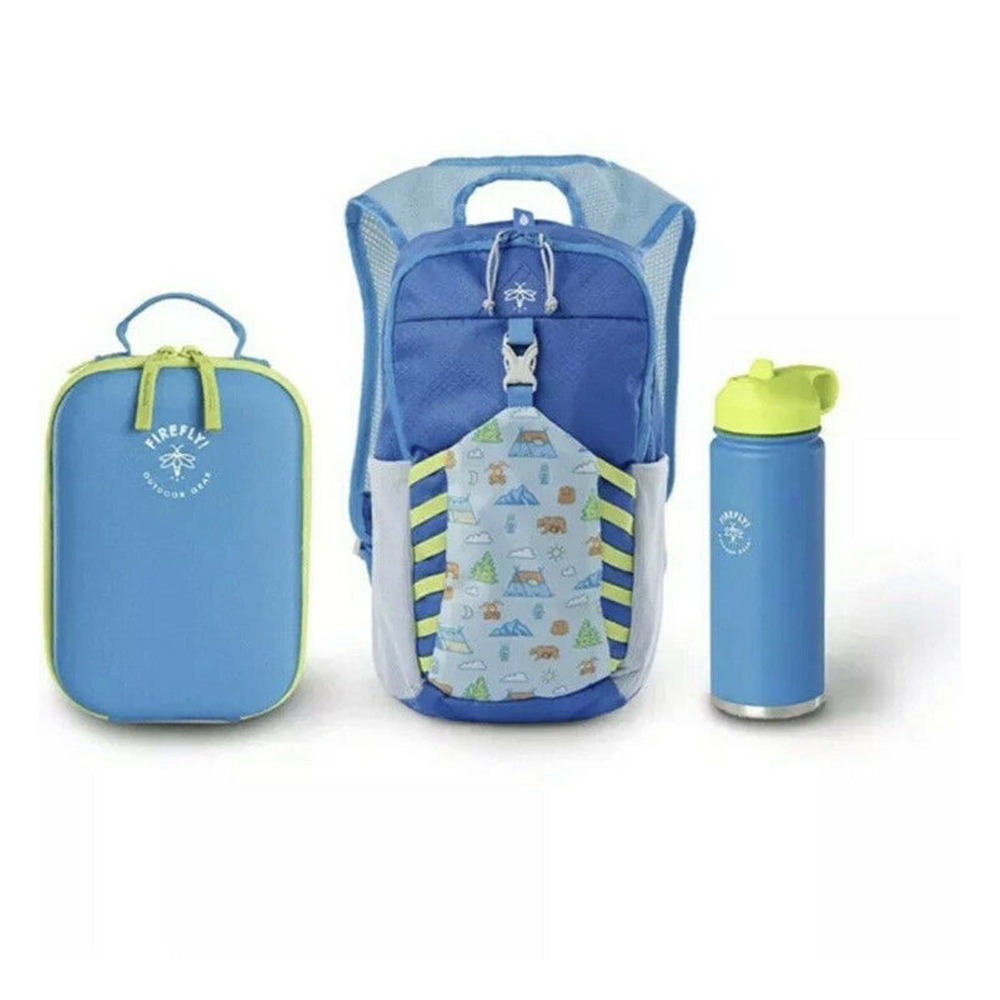 Firefly Outdoor Gear Youth Adventure Combo Backpack, Lunchbox, Water Bottle NEW